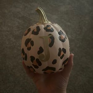 J Pumpkin decor